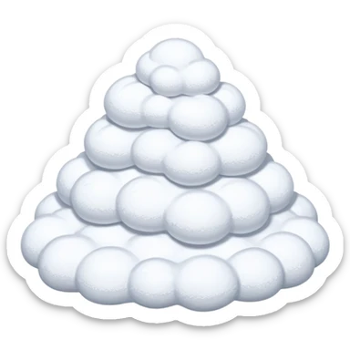  snow accumulate sticker