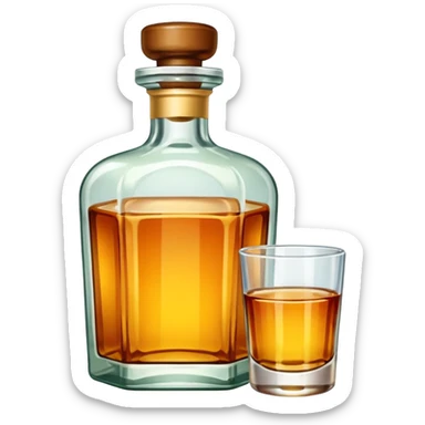 Bottle of Tequila sticker