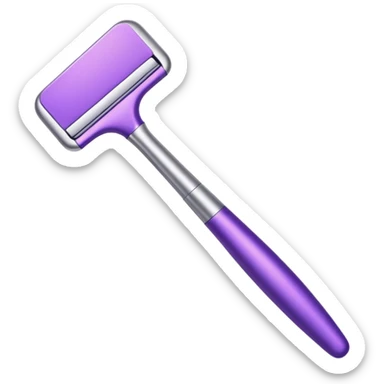 beauty tool purple sticker