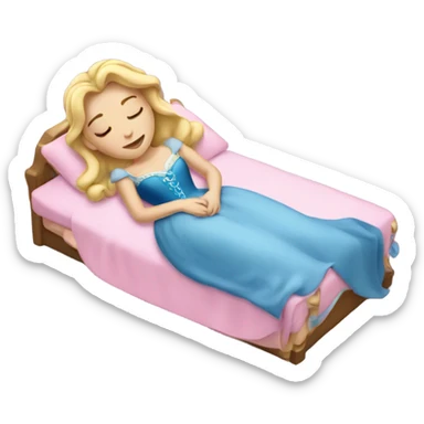 Sleeping beauty  sticker