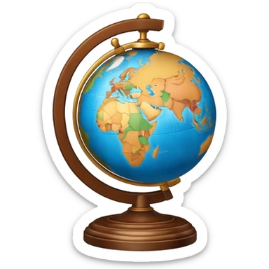 globe sticker