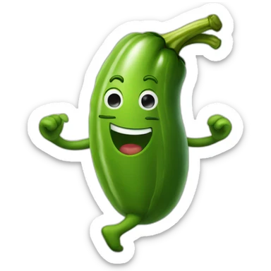 A Pickels were dancing sticker