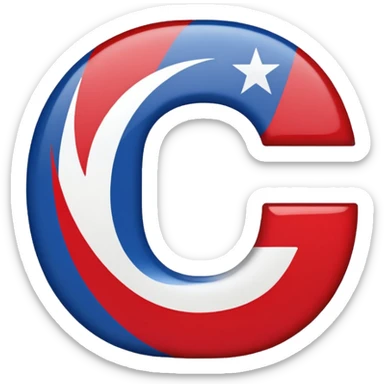 C USA LOGO  sticker