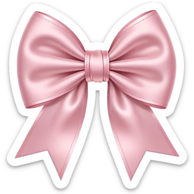 Light pink bows sticker