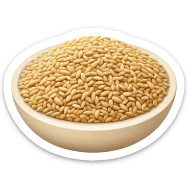sesame seeds sprinkled on top of food sticker