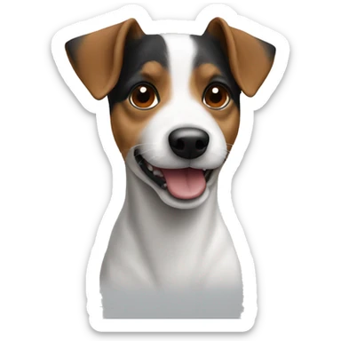 Tricolor jack russel sticker