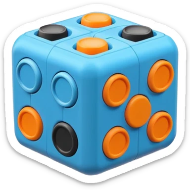 fidget cube sticker