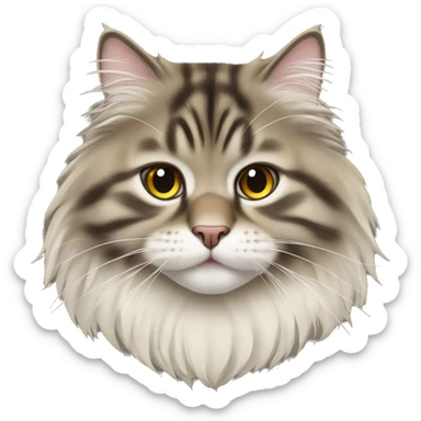 Siberian forest cat sticker