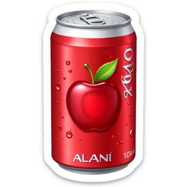 Alani energy drink cherry pop sticker