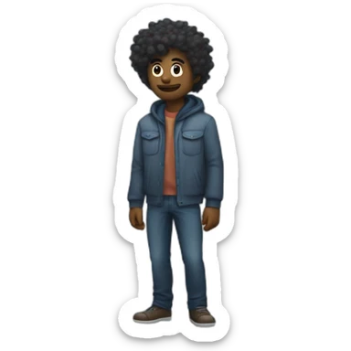 amongus from the game among us sticker