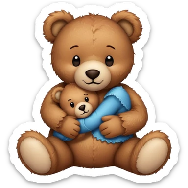 Stitches cuddling  sticker