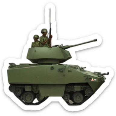 Nigeria military coup sticker