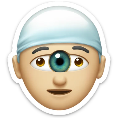 Eye surgery sticker