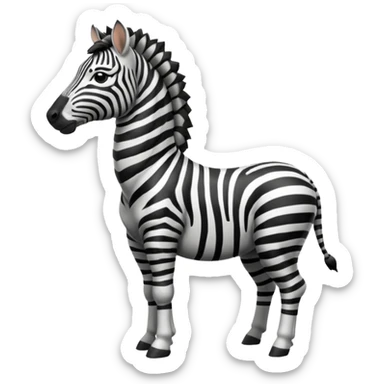 Archer zebra sticker