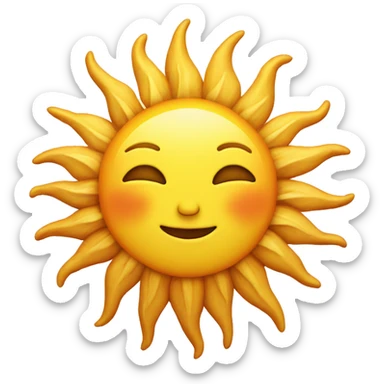 Sun sticker