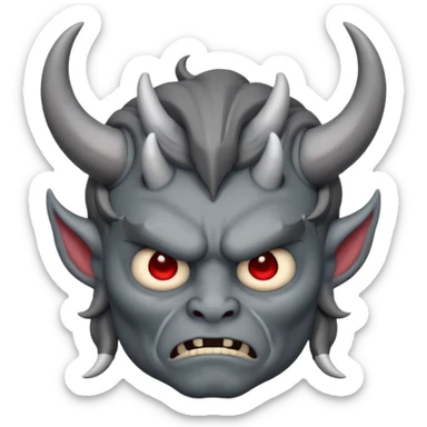 very sad demon memoji sticker