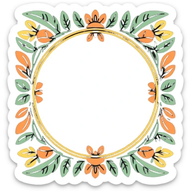 Boho style  sticker