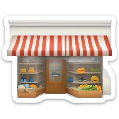 tienda deportiva sticker