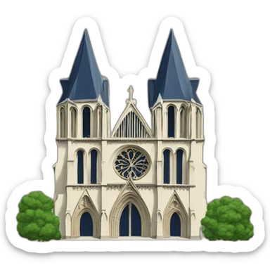 Notre dame sticker