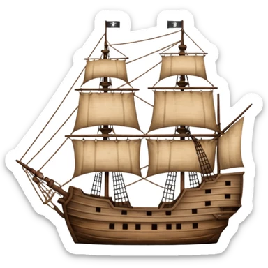 jamestown colonial ship sticker