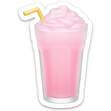 Light pink drink sticker