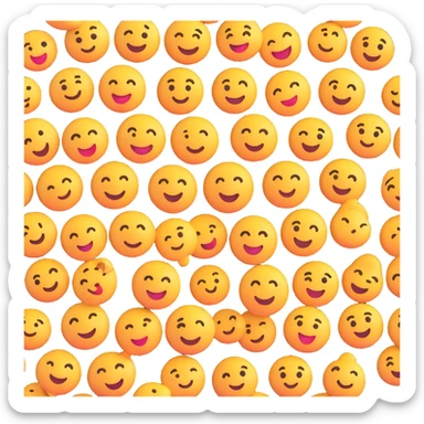 Emojis ass sitting on another emojis face like a girl and guy sticker