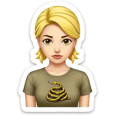 libertarian woman shirt dont tread on me sticker