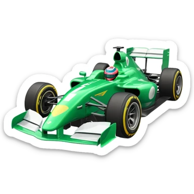 formula 1 green sticker