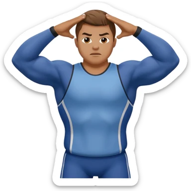 track and field throwing event sticker