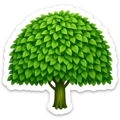 create a dnd style bush.png using 48x48 pixels size sticker