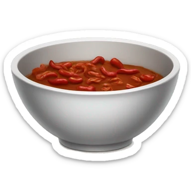 A Bowl Of Chili That Has Fallen On Hard Times sticker