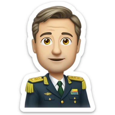 zelensky president of ukraine sticker