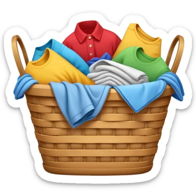 generate emoji for laundry  business  sticker