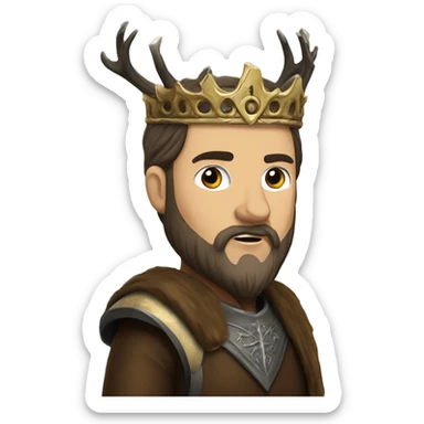 baratheon in game of thrones style sticker