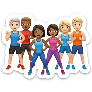 community fitness events sticker