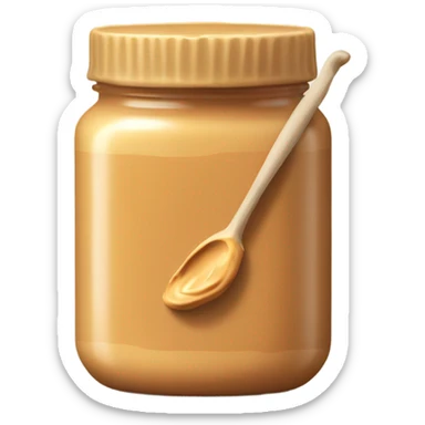 Peanut butter  sticker