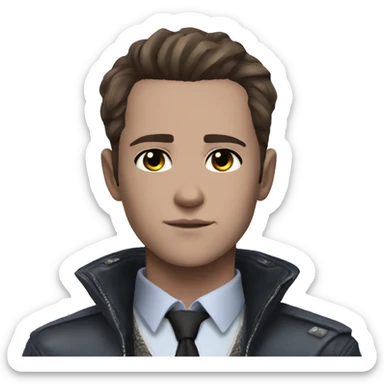 Connor Android Detroit Become Human sticker