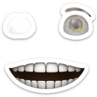 them-with-all-the-teeth-teeth-mouth-big-two-rows sticker