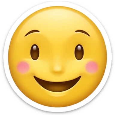 Winky face with a side ways head sticker