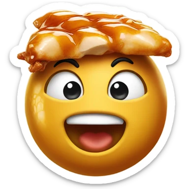 Glazed honey Chicken from chopsticks fast food brand sticker