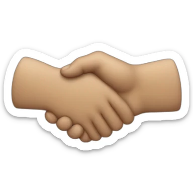 hand shakes sticker