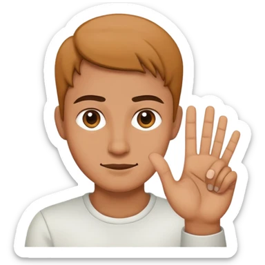 the bloodlines we are the ones hand symbol expressive sticker