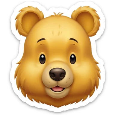 Pooh bear sticker