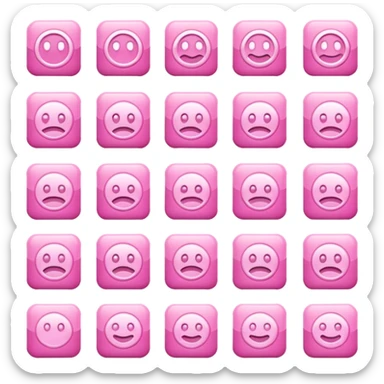 pink all apps sticker