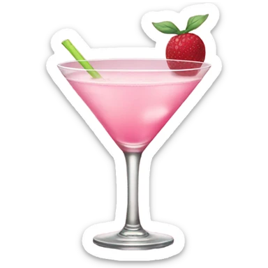 Pink Martini Drink sticker