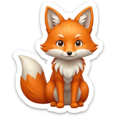 Make a kitsune fox sticker