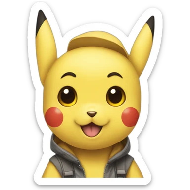 Pikachu me enfado sticker
