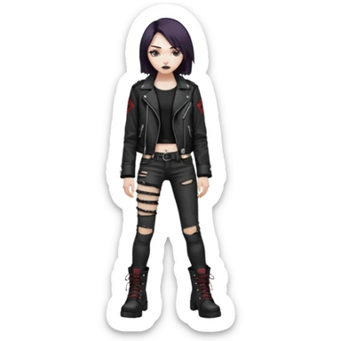 Russian underground fashion sticker