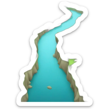 organised rivers sticker