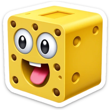 Spongy speaker box bfdi sticker